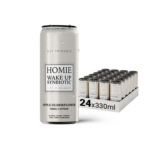Wake Up Synbiotic Äpple/Fläder x 24