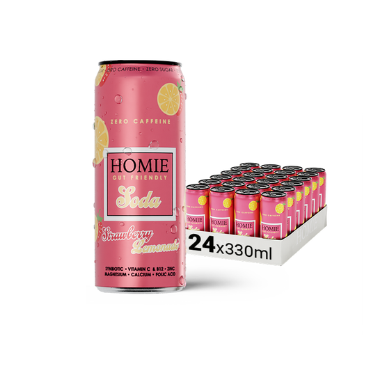 Homie Soda Erdbeer-Limonade x 24
