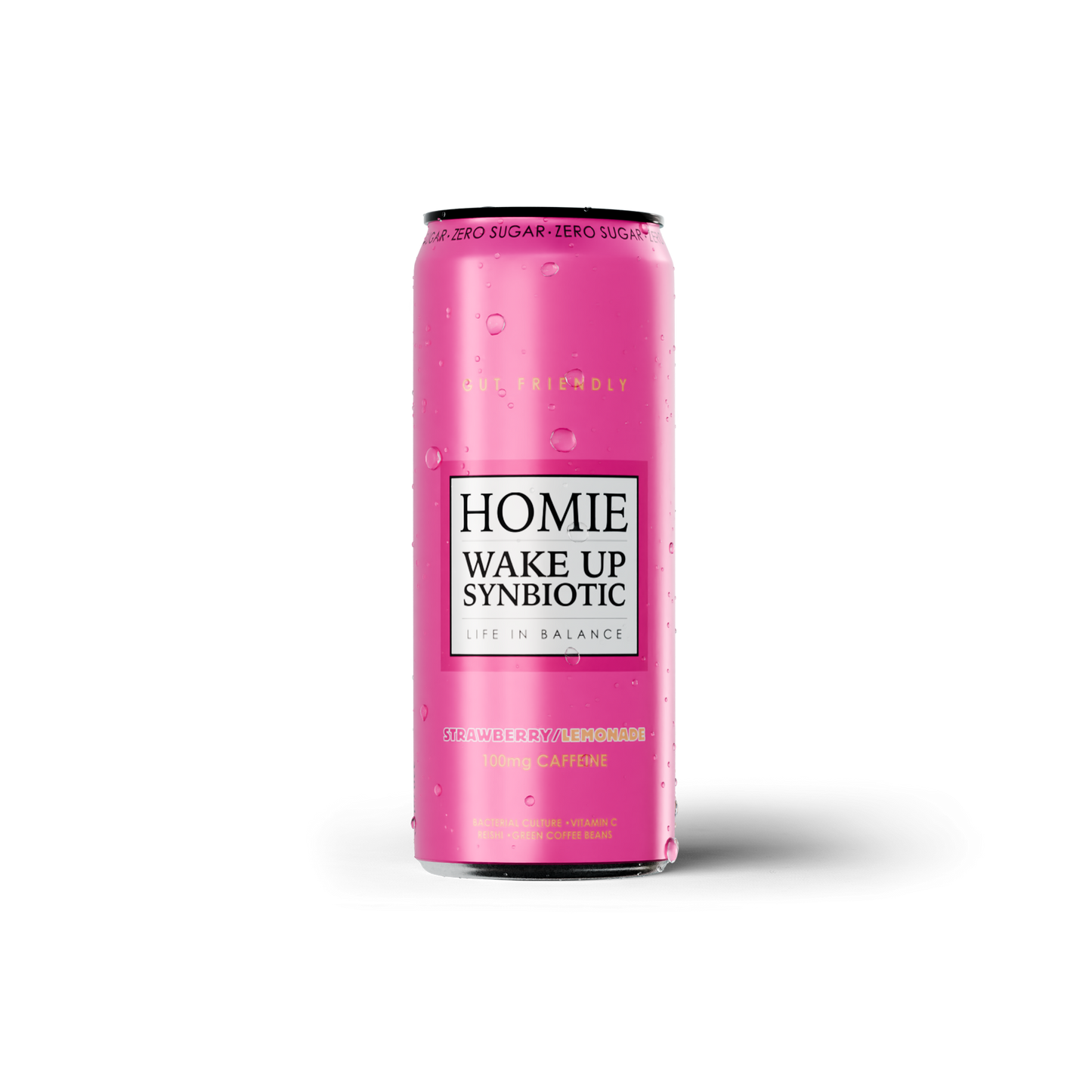 Wake Up Synbiotic Limonada de Fresa x 24