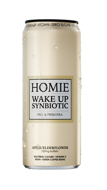 Wake Up Synbiotic Äpple/Fläder x 24
