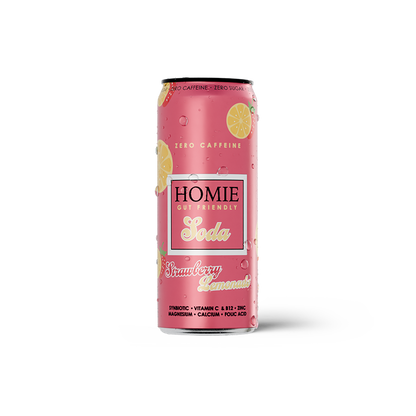 Homie Soda Strawberry Lemonade