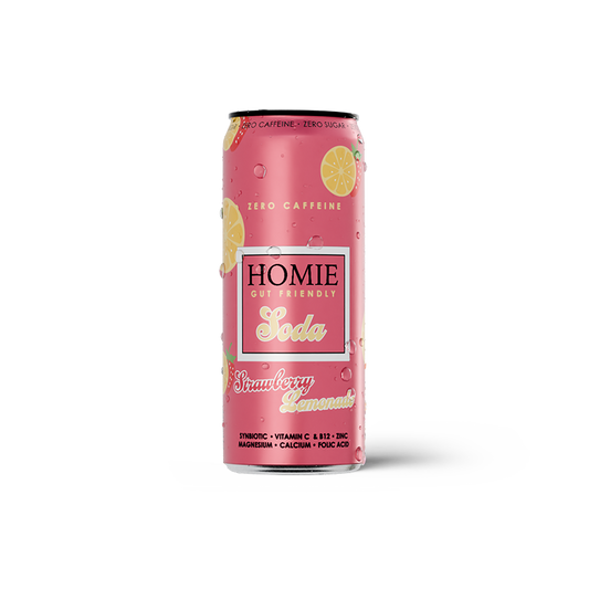 Homie Soda Strawberry Lemonade