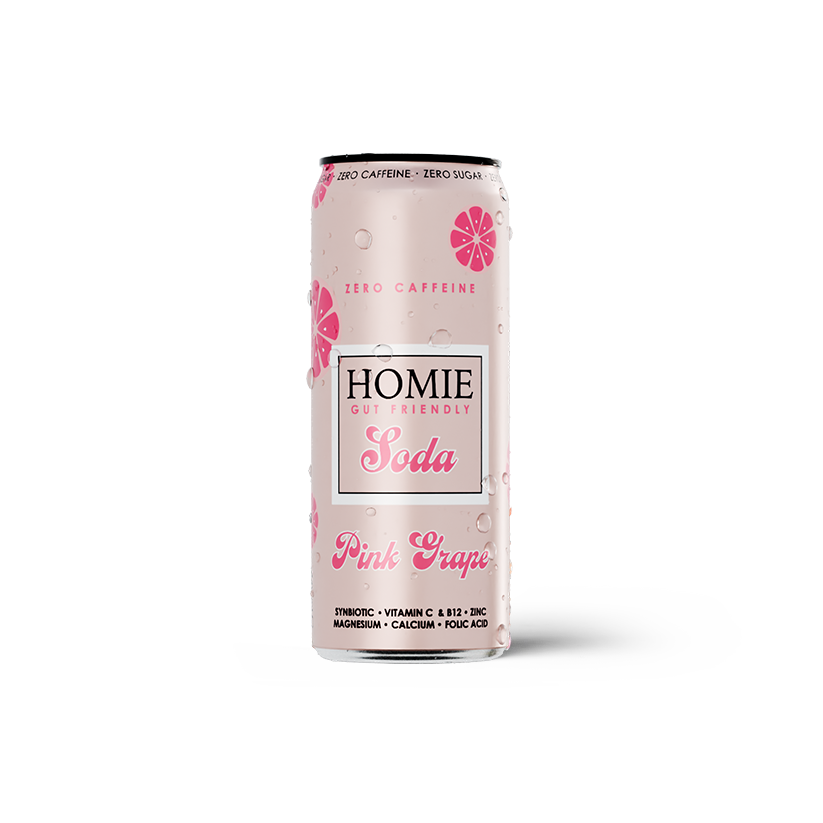 Homie Soda Pink Grape fruite
