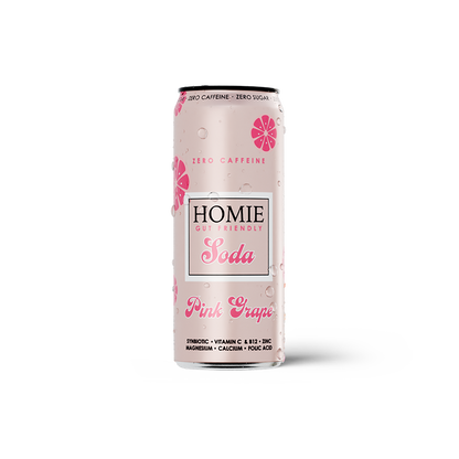 Homie Soda Pink Grape fruite