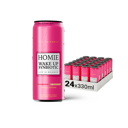 Wake Up Synbiotic Strawberry Lemonade x 24