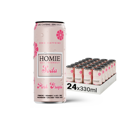 Homie Soda Rosa Traube fruchtig x 24